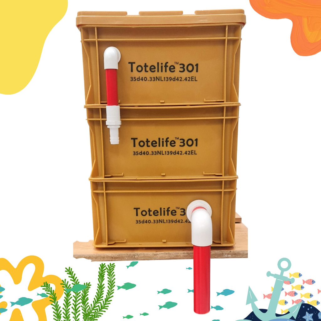 Lọc thùng nhựa Totelife 3 tầng cao cấp