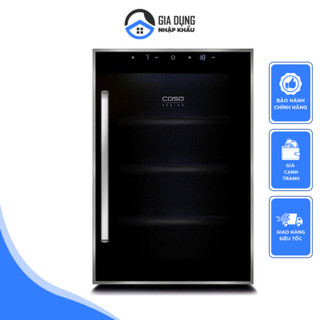 Tủ bảo quản rượu vang caso wineduett touch 12, tủ trữ rượu, bảng điều khiển điện tử, nhập đức, bh 12 tháng