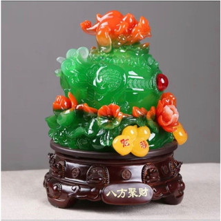 Tỳ hưu phong thuỷ tài lộc cao 19cm