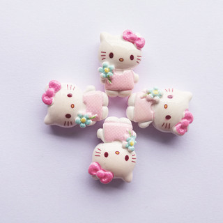 Hello kitty phụ kiện trang trí 3d diy hình mèo hello kitty xinh xắn
