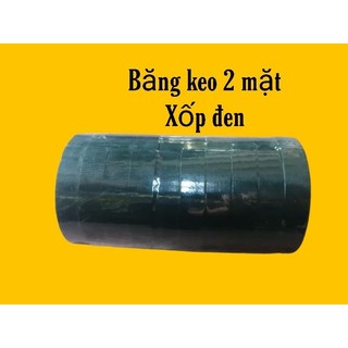 Băng keo 2 mặt xốp đen, băng dính 2 mặt xốp xanh đen