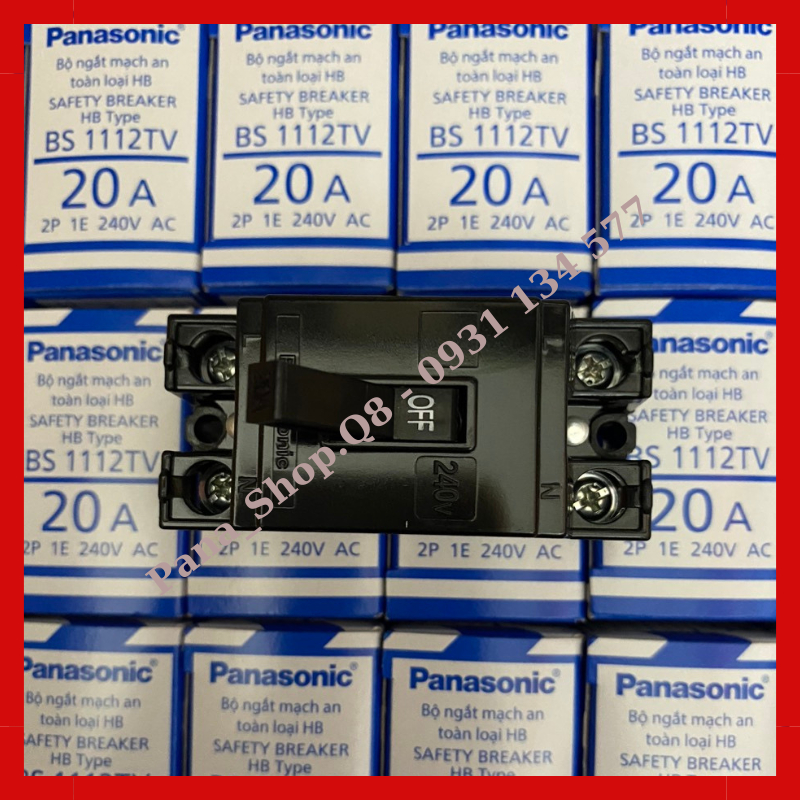 CB Cóc Panasonic 10A,15A, 20A, 30A, 40A ( Bộ Ngắt Mạch An Toàn HB Panasonic)