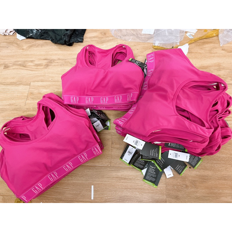 A047 Áo tập GAP hồng hàng xuất dư xịn