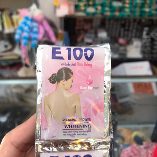 1 Dây Sữa Tắm Trắng Da E100 12 Gói
