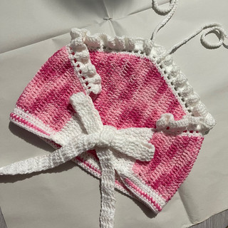 Áo yếm len ( Crochet Rainbow Top)
