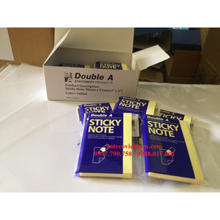Giấy nhắn doublea 3x2 - giấy note - giấy nhớ hàng chính hãng