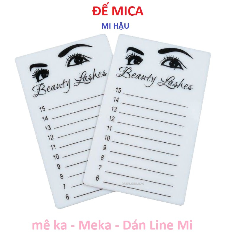 Đế Mica Line Mi, Beauty Lashes_mê ka - Meka - Dán Line Mi _Keo Nối Mi_Mi Khay ACB_Keo Nối Mi _Dụng Cụ Mi Nối
