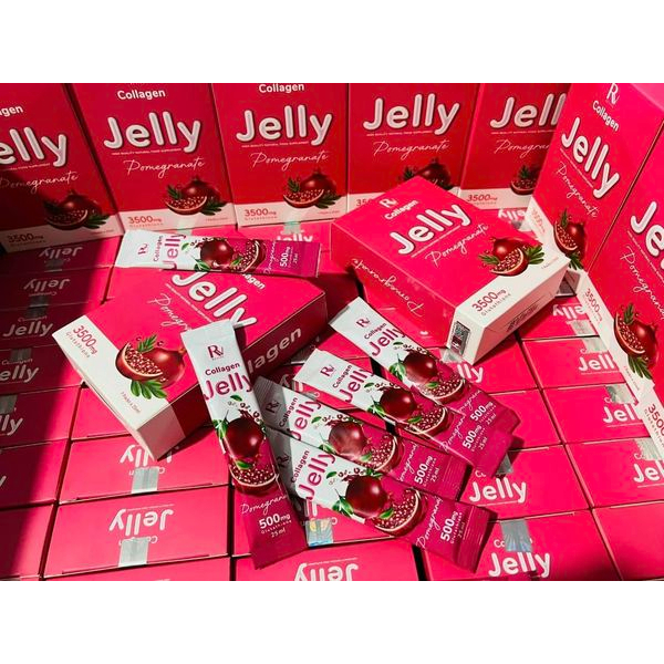 Thạch Lựu Trắng Da Revive Jelly Collagen - Full hộp 7 Gói