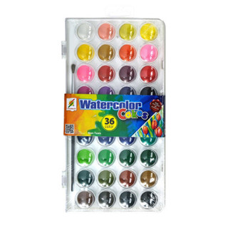 Hộp 36 Bánh Màu Nước Watercolor-Cakes-colormate