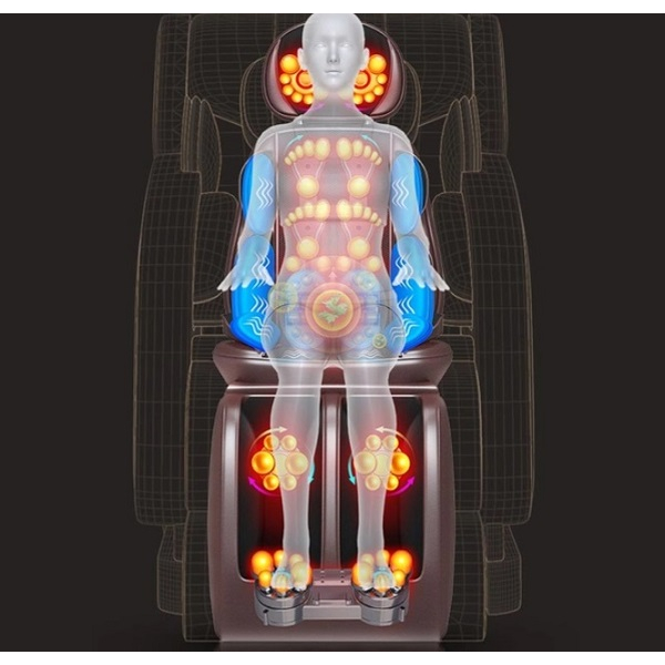 Ghế massage toàn thân, Bộ massage toàn thân hồng ngoại trị liệu giảm đau massage toàn thân hiệu quả. Bảo hành 36 tháng.