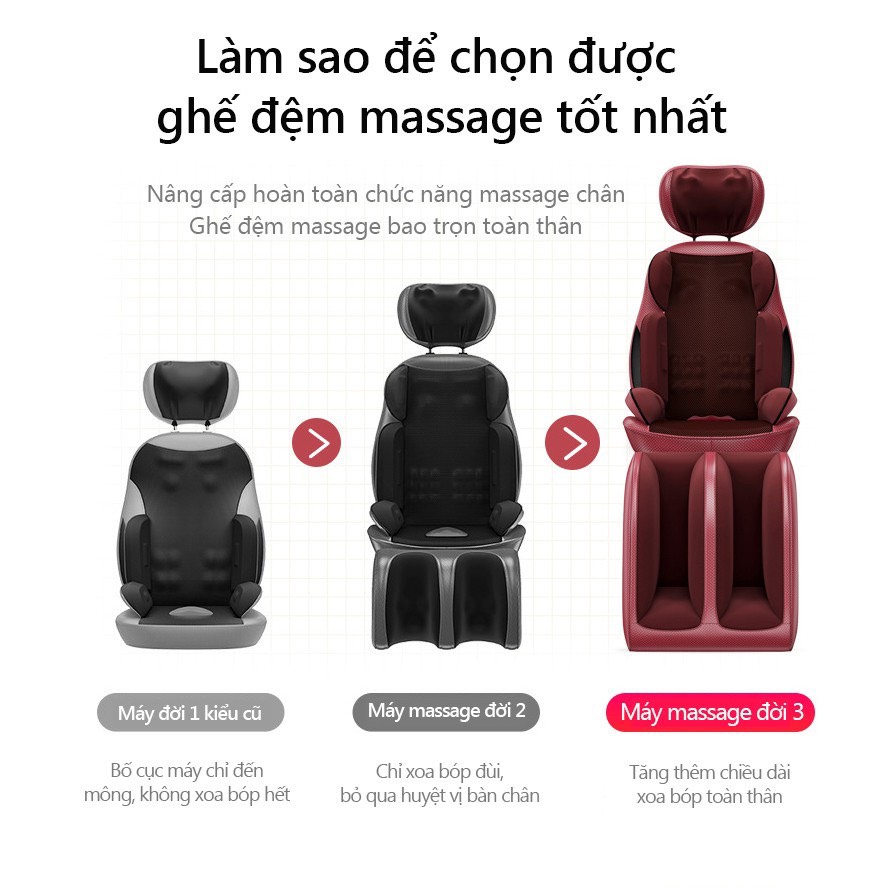 Ghế massage toàn thân, Bộ massage toàn thân hồng ngoại trị liệu giảm đau massage toàn thân hiệu quả. Bảo hành 36 tháng.