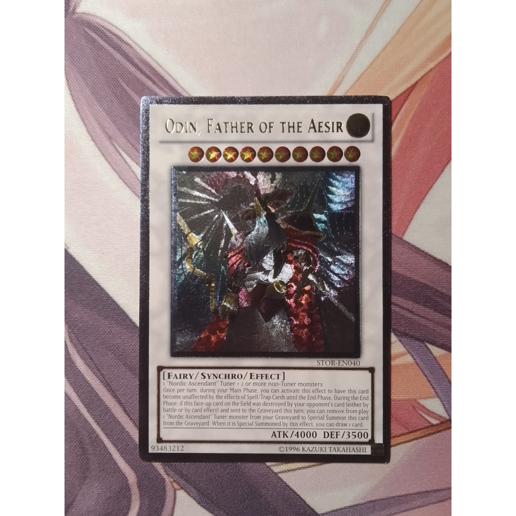Thẻ Bài Yugioh: Odin, Father Of The Aesir STOR-EN040 Ultimate Rare