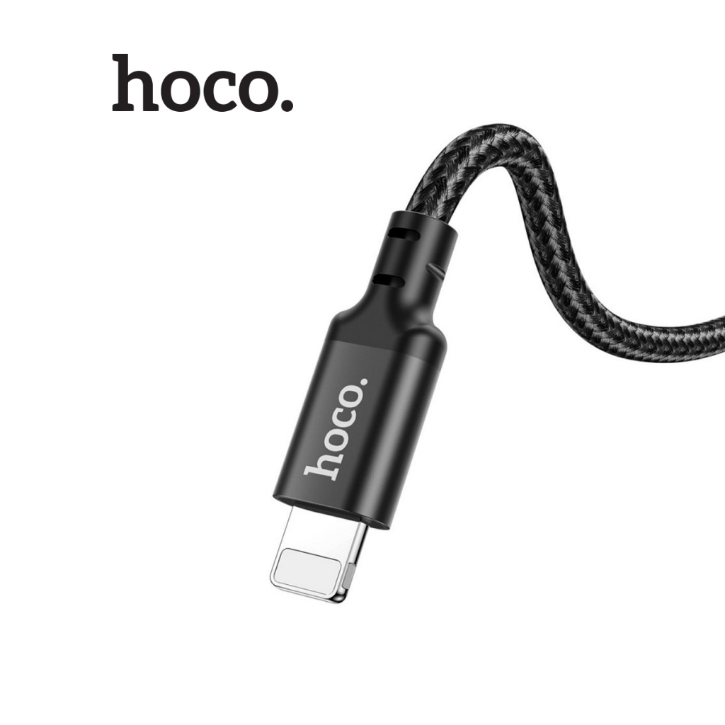 Cáp sạc PD20W Hoco X14 dây bọc dù truyền dữ liệu cho 12/13/14 ,siêu bền chống đứt , dài 2M