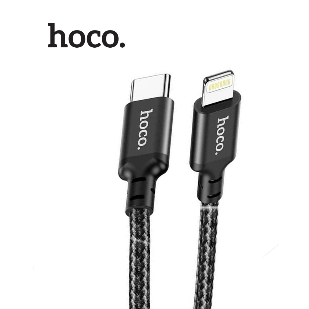 Cáp sạc PD20W Hoco X14 dây bọc dù truyền dữ liệu cho 12/13/14 ,siêu bền chống đứt , dài 2M