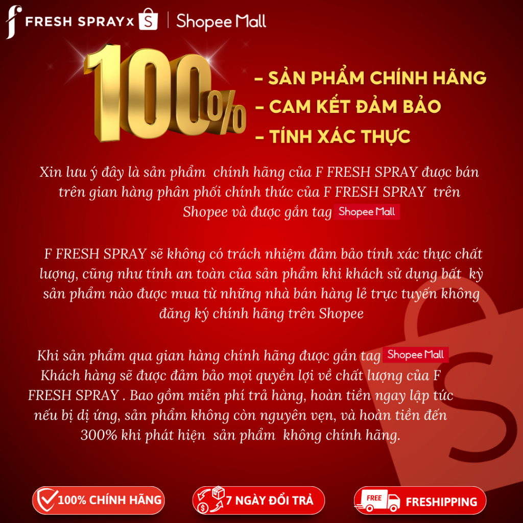 Nước Hoa F Fresh Spray, Kiss In The Club No.003 Sang Trọng, Cá Tính, Quyến Rũ, Lưu Hương 12h Mini Size 10ML