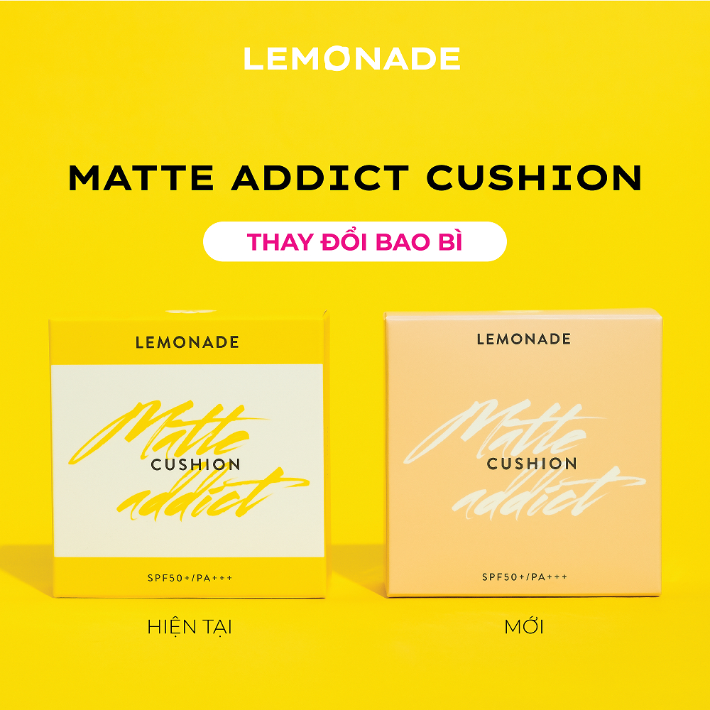 Phấn nước LEMONADE Matte Addict Cushion 15g