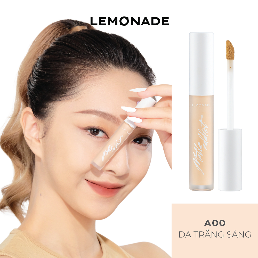 Kem che khuyết điểm kiềm dầu bền màu Lemonade Matte Addict Concealer 3g