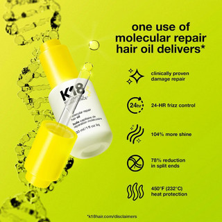 Dầu dưỡng tóc K18 Molecular Repair Hair Oil