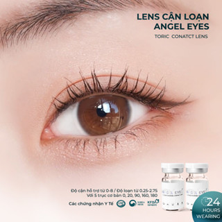 Lens cận loạn thị Angel Eyes - Độ cận 0 - 8.00 độ - Độ loạn từ 0.75 đến 2.75 độ - 5 trục cơ bản 0, 20, 90, 160, 180