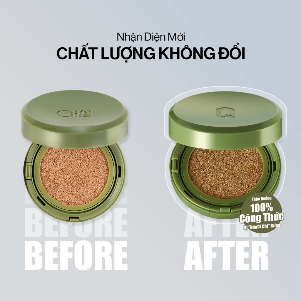 Siêu Phấn Nước Căng Bóng GLAMRR Q Vegan Super Glow Cushion SPF50+/PA++++ (1 lõi x 15g)