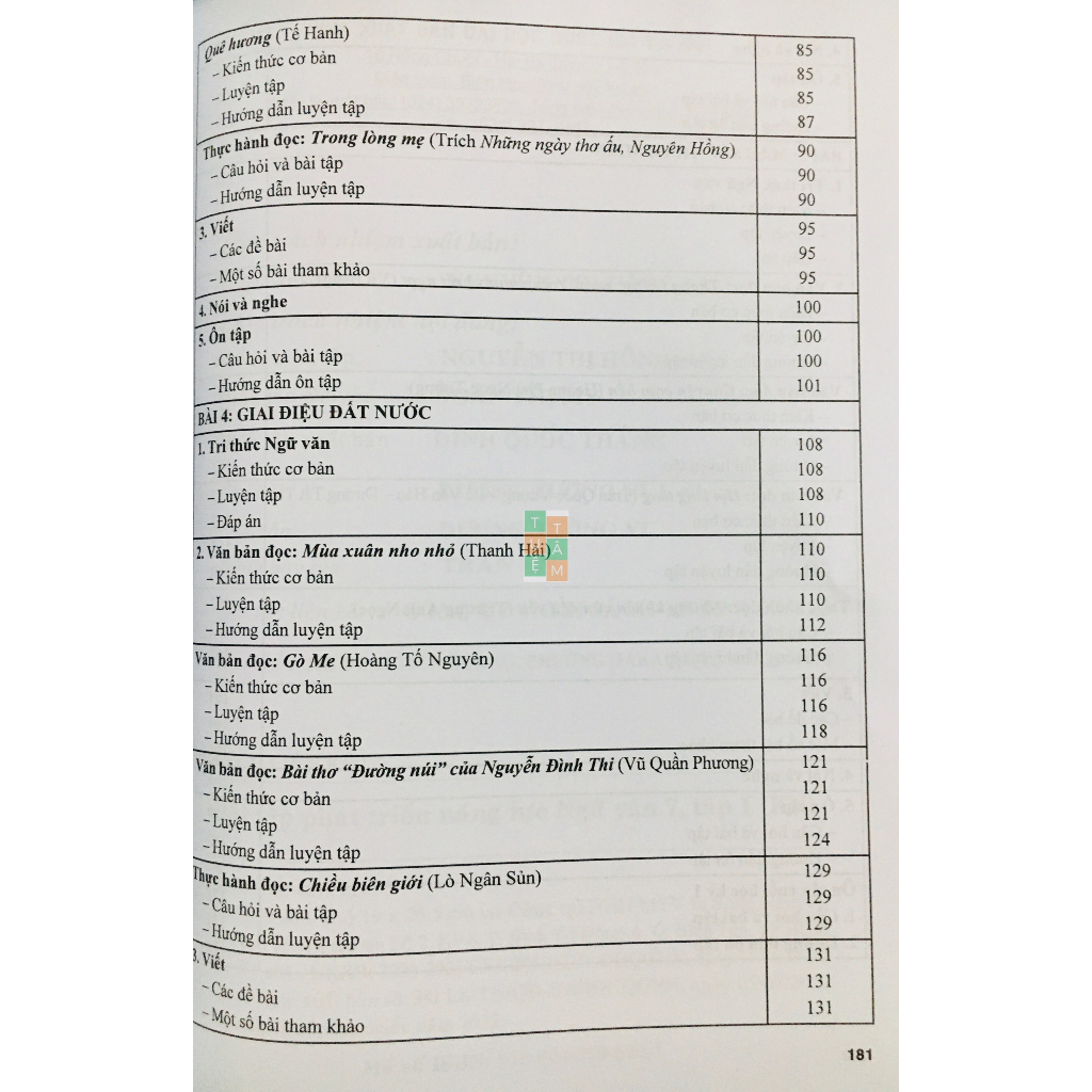 Sách - Bài tập phát triển năng lực Ngữ Văn 7 tập một và tập hai