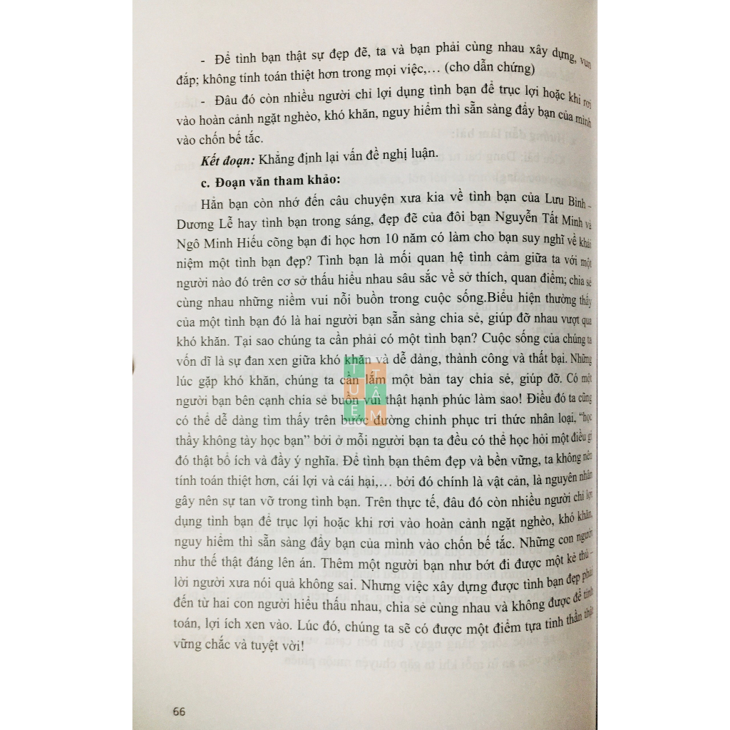 Sách - Hướng dẫn kĩ năng viết đoạn văn Nghị luận xã hội lớp 6