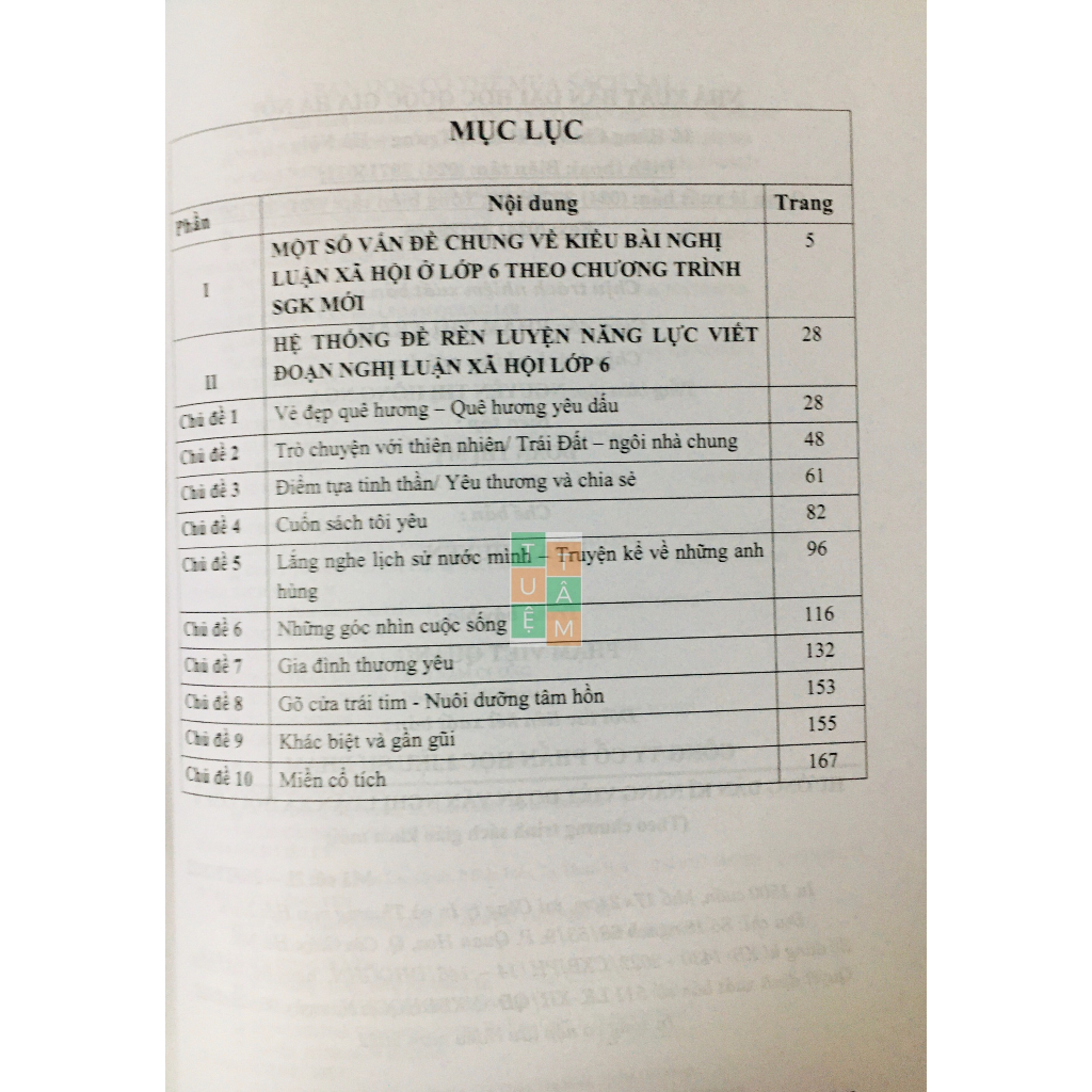 Sách - Hướng dẫn kĩ năng viết đoạn văn Nghị luận xã hội lớp 6