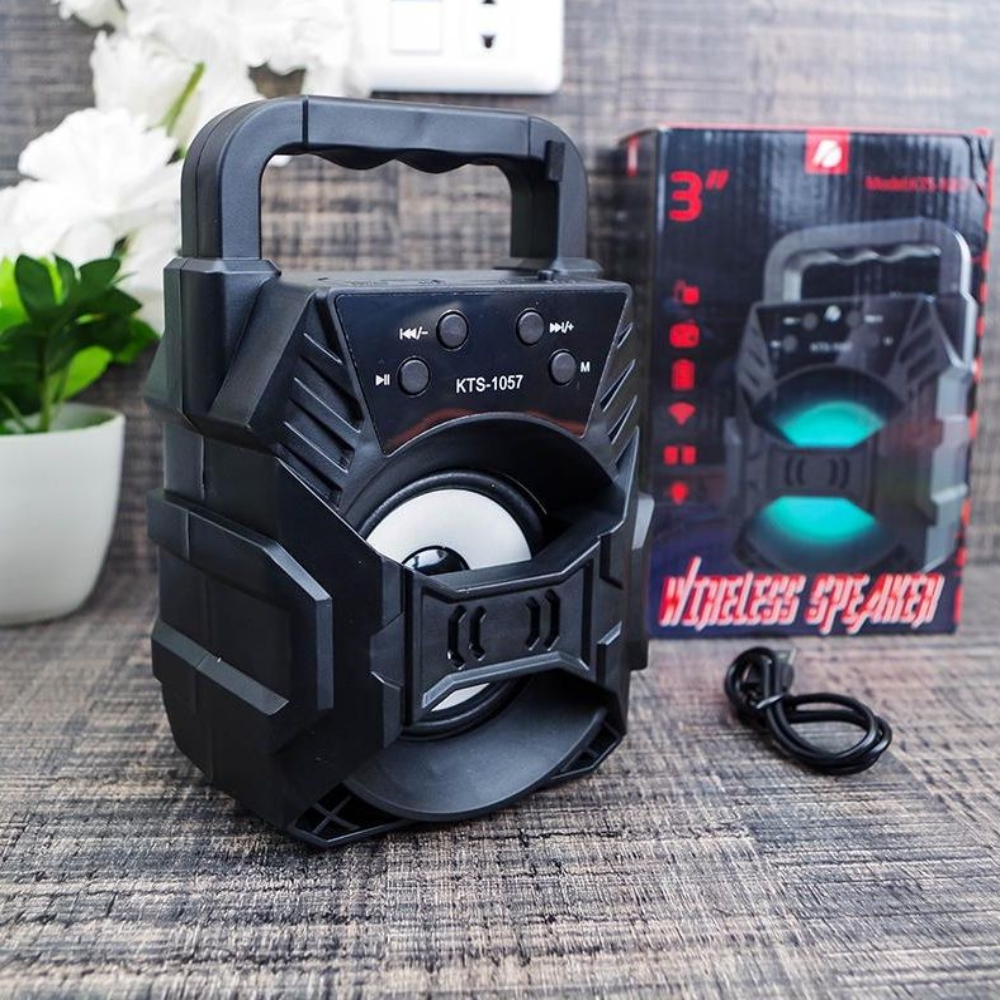 Loa Bluetooth Mini KTS-1057 Loại 1 Âm Thanh Sống Động, Pin Trâu, Tích Hợp Thẻ Nhớ, Nghe Nhạc Cực Hay Bảo Hành 12 Tháng