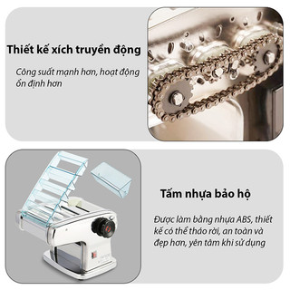 Máy cán mì, cán mỏng bột mỳ đa năng sử dụng điện