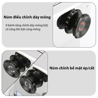 Máy cán mì, cán mỏng bột mỳ đa năng sử dụng điện