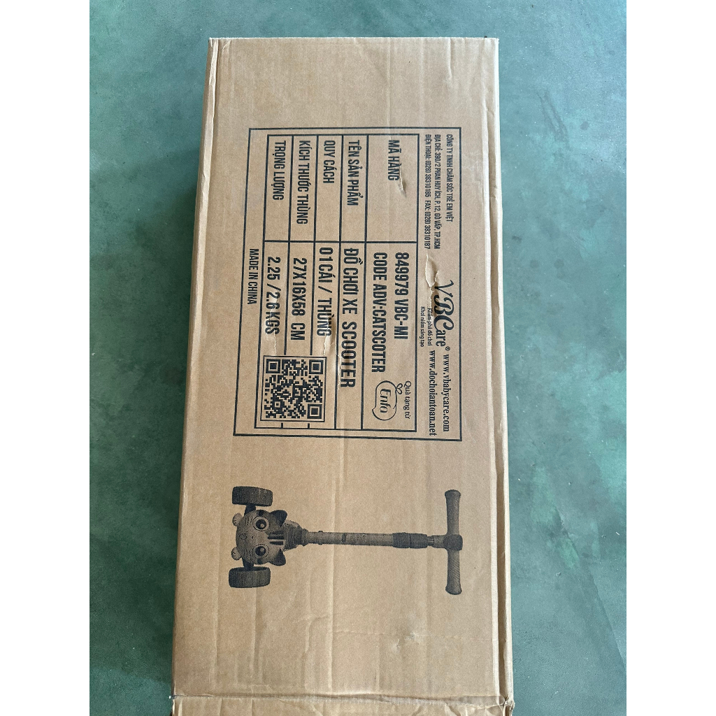 Xe trượt scroote  cho bé có nhạc và có đèn bánh xe phát sáng Enfa