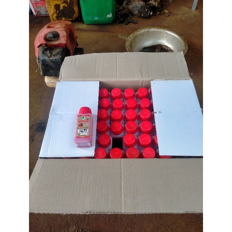 Nhớt 2T chai nhỏ 100ml dành cho động cơ xăng pha nhớt, cho xe máy, máy cưa, máy phát cỏ, máy phát điện