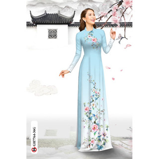Vải áo dài 3d
