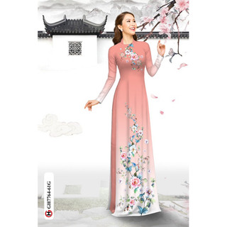 Vải áo dài 3D