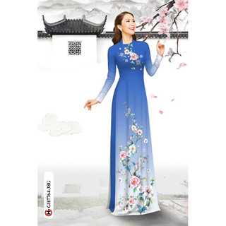 Vải áo dài 3D