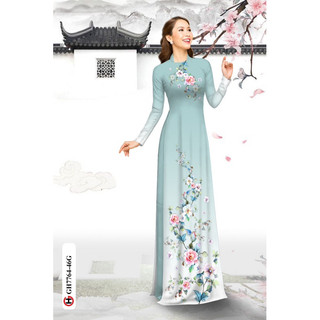 Vải áo dài 3D