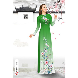 Vải áo dài 3D