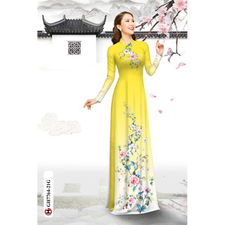 Vải áo dài 3D