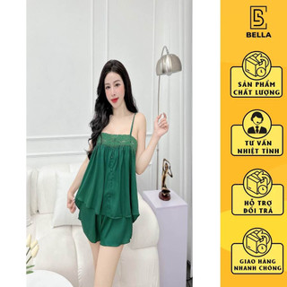 Đồ ngủ Bella.boutique0202 - Đồ ngủ 2 dây chất gấm xước