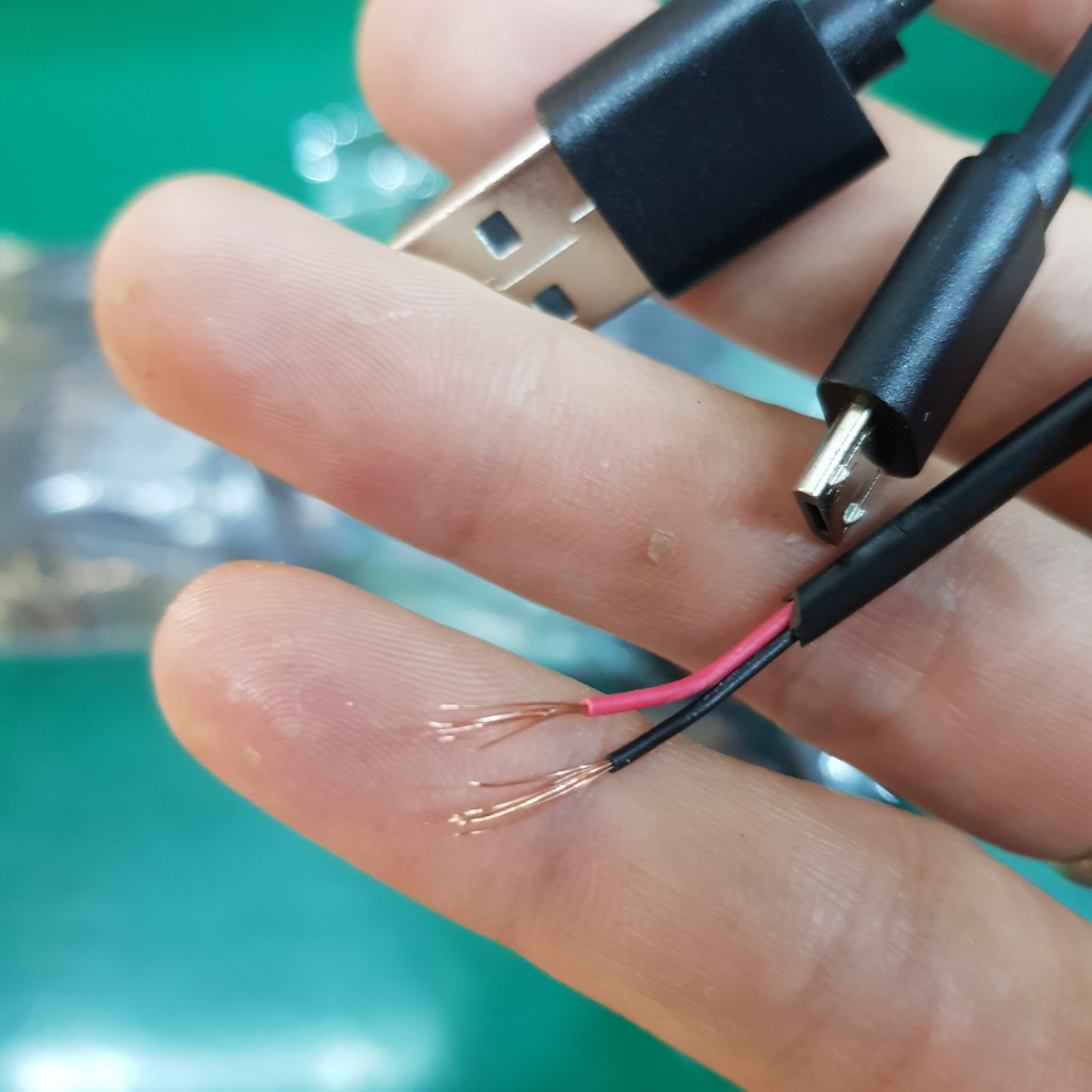 COMBO dây USB MicroUSB dài 30CM 2 lõi to chuyên sạc USB A đực chuyển sang Micro ShopLinhKien