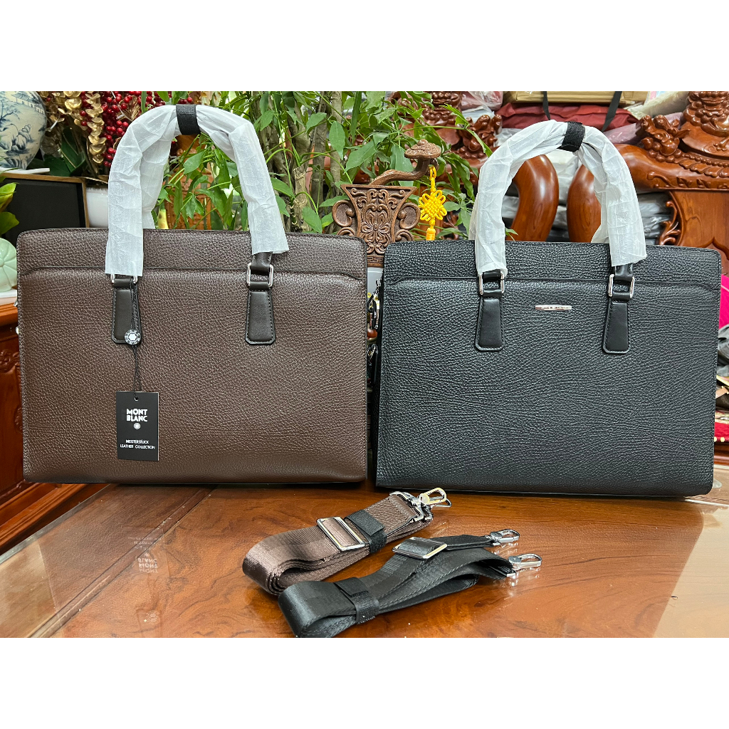 Cặp da nam công sở da bò miếng