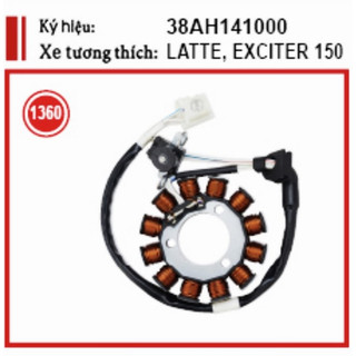 CUỘN DÂY MÁY PHÁT ĐIỆN XE LATTE, EXCITER 150