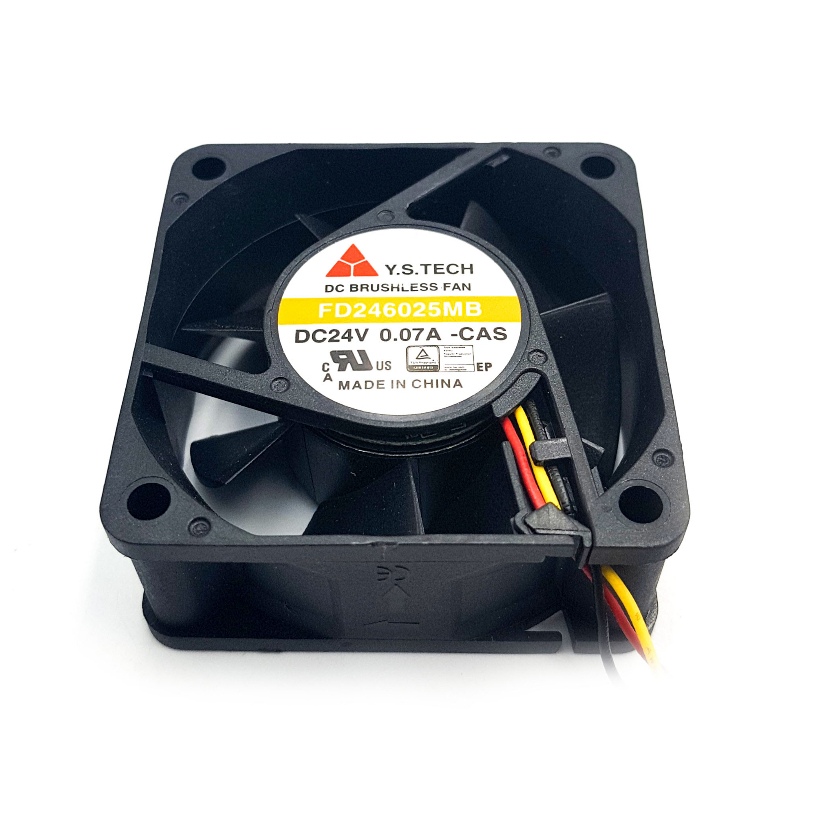 Quạt tản nhiệt 24V 0.07A 6x6x2.5CM Gió mạnh ăn dòng thấp gió 3700RPM 3 Dây 2 Dây ShopHuyenTrang
