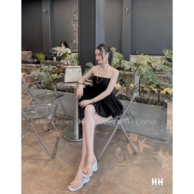 Áo quây bồng 2 lớp lưng chạy chun TTA876