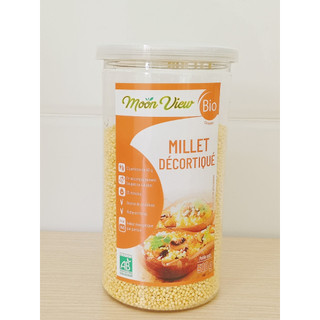 Hạt kê vàng đã tách vỏ hũ 500g .