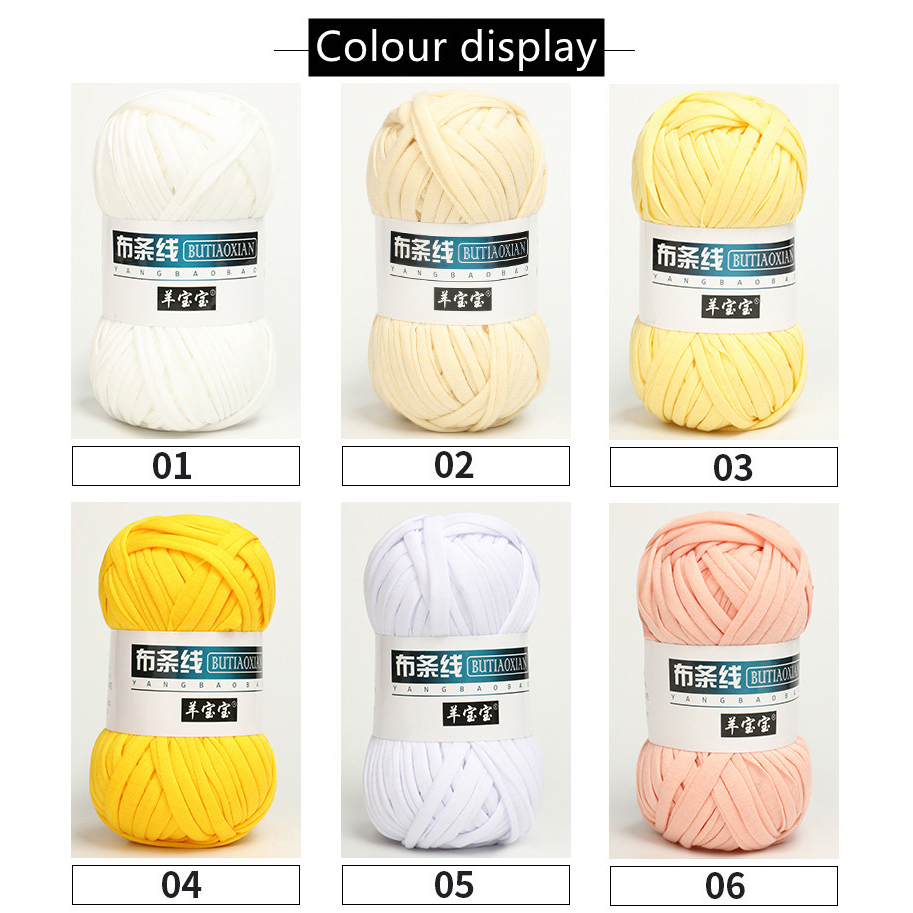 Sợi vải dày dặn, chuyên móc thảm, túi xách, giày dép, đồ decor, bảng màu phong phú 100g