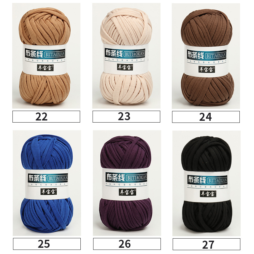 Sợi vải dày dặn, chuyên móc thảm, túi xách, giày dép, đồ decor, bảng màu phong phú 100g