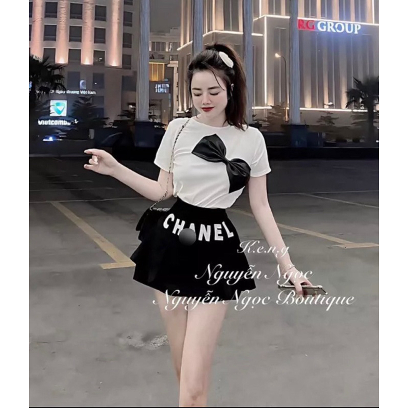 Áo cài nơ kim băng tháo rời TTA976