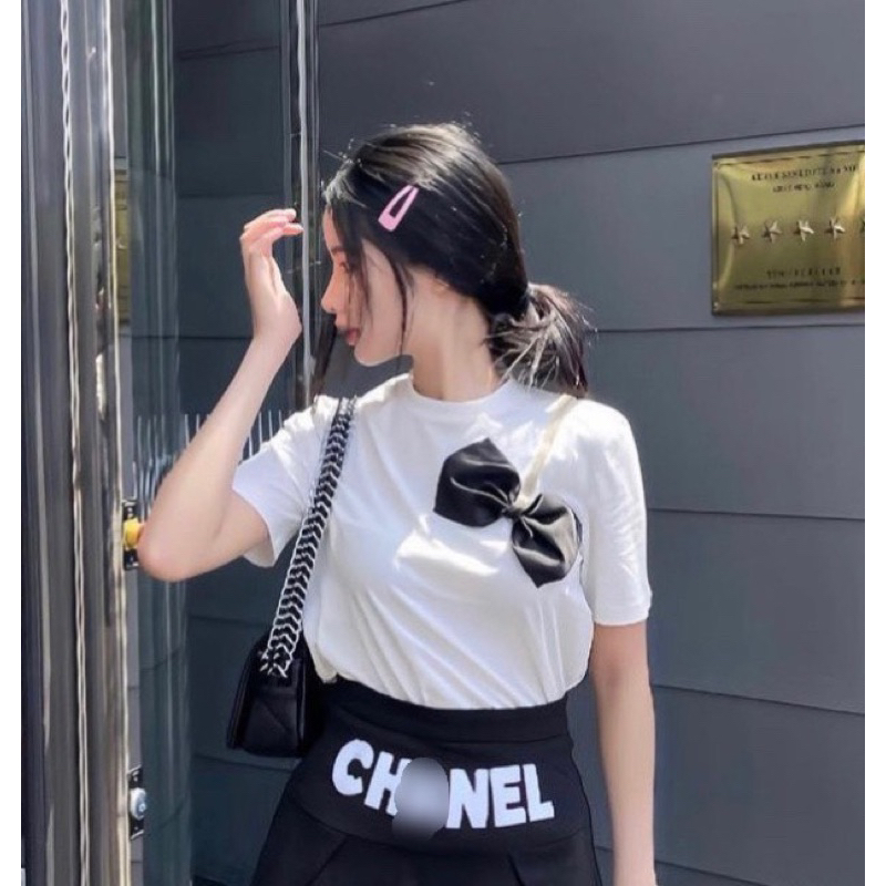 Áo cài nơ kim băng tháo rời TTA976