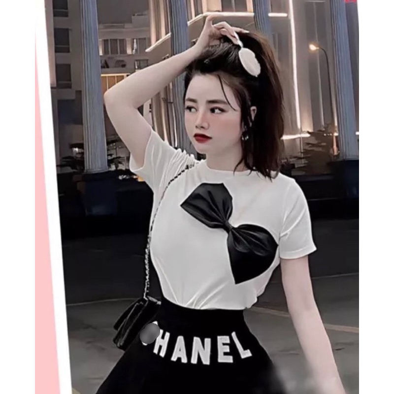 Áo cài nơ kim băng tháo rời TTA976